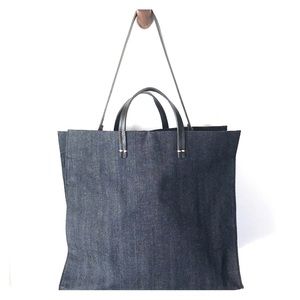 Clare V. Denim Simple Tote